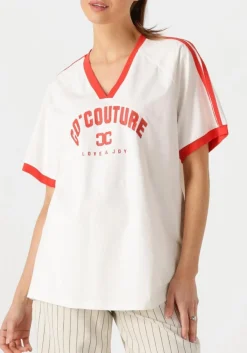 witte co'couture t-shirt siaracc oversize sporty v-tee