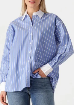 witte dante6 blouses dandy pinstripe shirt