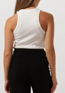 witte dante6 top monogram logo tank top