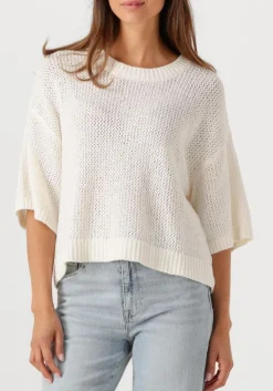 witte dante6 top yoko ajour knitted sweater