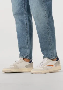 witte d.a.t.e lage sneakers torneo