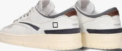 witte d.a.t.e lage sneakers torneo colored