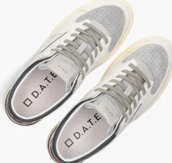 witte d.a.t.e lage sneakers torneo colored