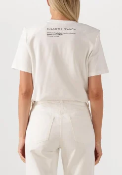 witte elisabetta franchi t-shirt t shirt