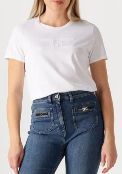 witte elisabetta franchi t-shirt t shirt
