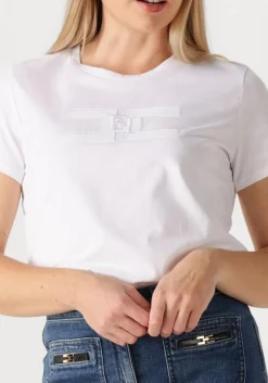 witte elisabetta franchi t-shirt t shirt