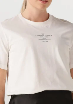 witte elisabetta franchi t-shirt t shirt