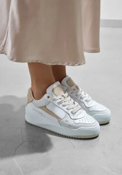 witte filling pieces lage sneakers avenue mix