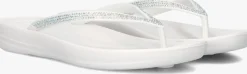 witte fitflop teenslippers iqushion sparkle