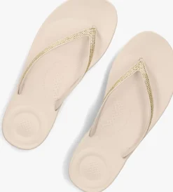 witte fitflop teenslippers iqushion sparkle