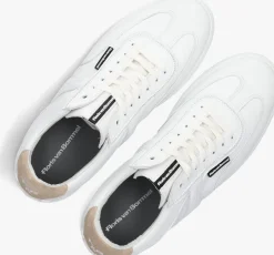 witte floris van bommel lage sneakers sfm-10216 de kupster
