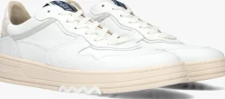 witte floris van bommel sneakers sfm-10166 de okker