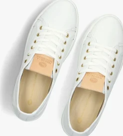 witte fred de la bretoniere lage sneakers vajen bina