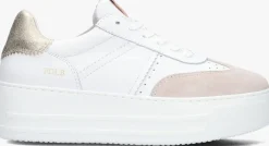 witte fred de la bretoniere lage sneakers vajen babs