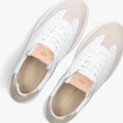 witte fred de la bretoniere lage sneakers vajen babs