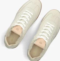 witte fred de la bretoniere lage sneakers pearl sign