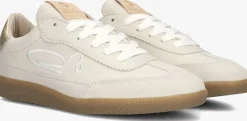 witte fred de la bretoniere lage sneakers pearl sign
