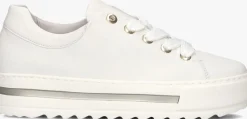 witte gabor lage sneakers 496