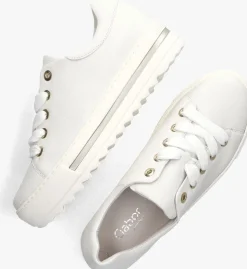 witte gabor lage sneakers 496