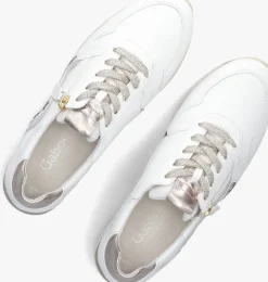witte gabor lage sneakers 529