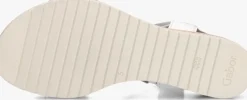 witte gabor platte sandalen 759