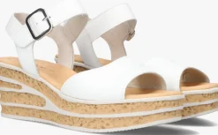 witte gabor sandalen met hak 651