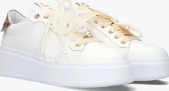 witte gio+ lage sneakers pia