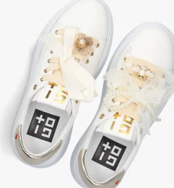 witte gio+ lage sneakers pia