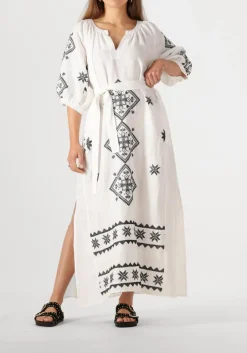 witte greek archaic kori maxi jurk 230652