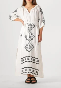 witte greek archaic kori maxi jurk 230652