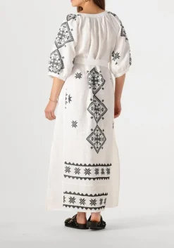 witte greek archaic kori maxi jurk 230652