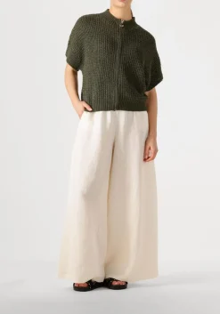 witte greek archaic kori wijde broek 110131