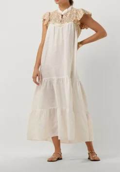 witte greek archaic kori maxi jurk 230089