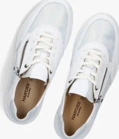witte hartjes lage sneakers rap