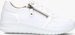 witte hartjes lage sneakers wave
