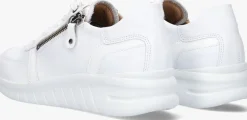 witte hartjes lage sneakers wave