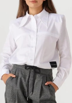 witte haute l'amitié blouses poplin rolou shirt