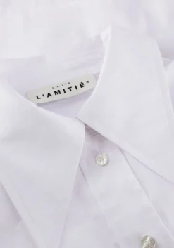witte haute l'amitié blouses poplin rolou shirt