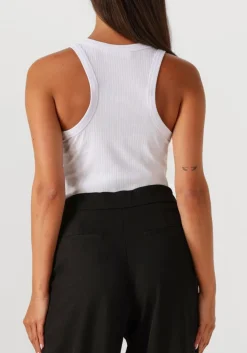 witte haute l'amitié top rib badge tank