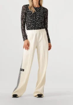 witte haute l'amitié wijde broek baggy track tall pants