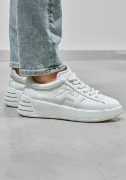 witte hogan lage sneakers rebel h564 allacciato