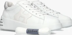 witte hogan lage sneakers rebel h564 allacciato