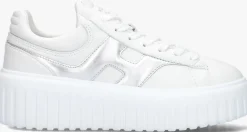 witte hogan lage sneakers h-stripes