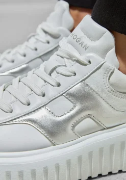 witte hogan lage sneakers h-stripes
