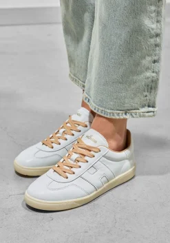 witte hogan lage sneakers cool allacciato
