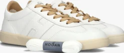 witte hogan lage sneakers cool allacciato