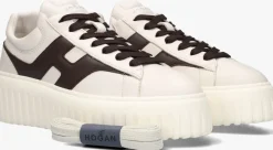 witte hogan lage sneakers h-stripes h spezzata