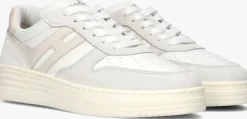 witte hogan lage sneakers h630 allacciato