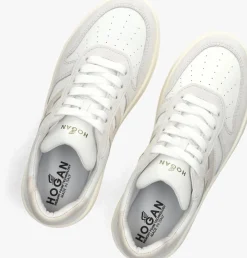 witte hogan lage sneakers h630 allacciato