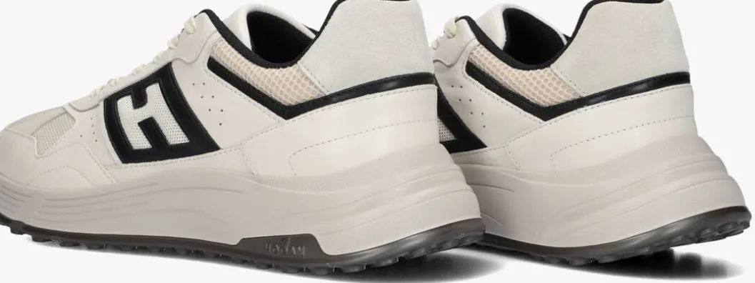 witte hogan sneakers mesh combi runner